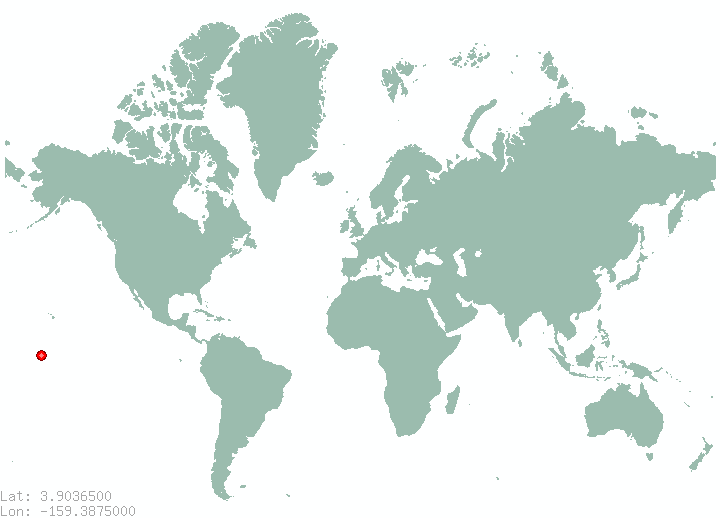 Tereitaki Village in world map