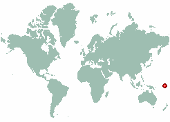 Banaba in world map